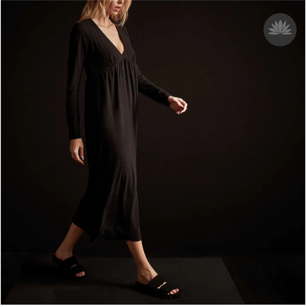 SOLD NWT James Perse Recycled Brushed Empire Waist Dress